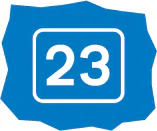 The number of a route for pedal cycles forming part of a regional cycle route network