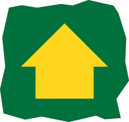 Direction along a footpath indicated by waymarks