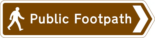 Direction to or along a public footpath