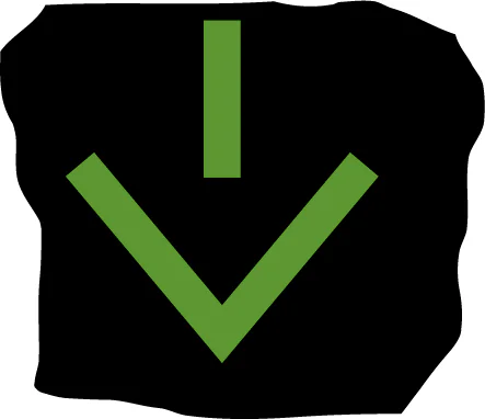 Indicates lane open for vehicular traffic