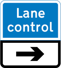 Direction of a system of lane control light signals