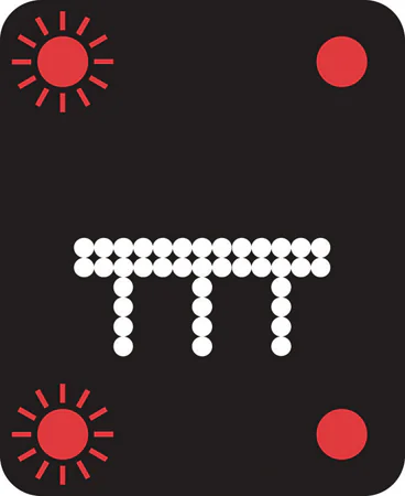 Closure of all lanes of a three lane carriageway ahead