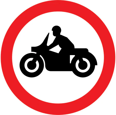 Solo motor cycles prohibited
