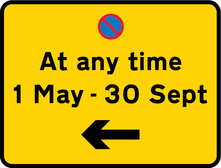 Continuous prohibition on waiting except for loading and unloading