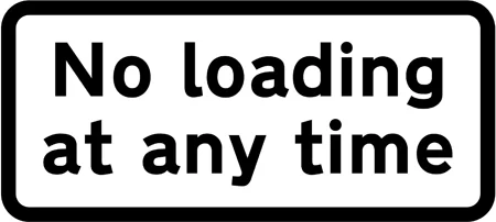 Continuous prohibition on loading and unloading