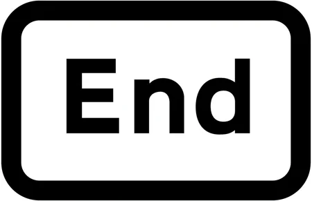 End of restriction or prohibition conveyed by an associated sign