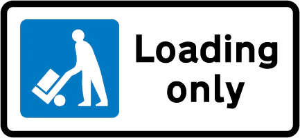 Bay reserved for loading and unloading