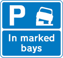 Vehicles may be parked partially on the verge or footway in marked bays