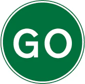 Vehicular traffic may proceed into a length of road where one-way working is temporarily necessary