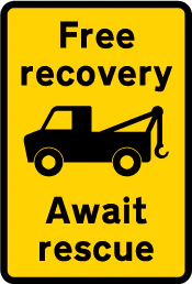 Information on breakdown recovery services during road works