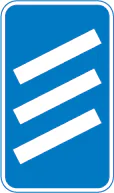 300 yards to a roundabout or the next point at which traffic may leave a route