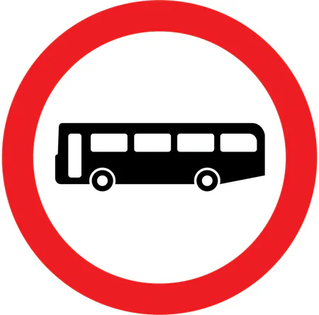 Buses prohibited