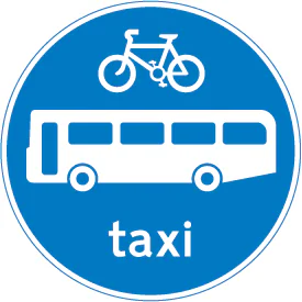 Route for use by buses, pedal cycles and taxis only