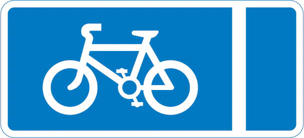 With-flow cycle lane