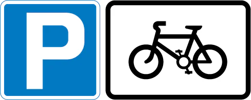 Parking place for pedal cycles