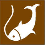 Tourist symbol for England and Wales: fishing