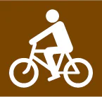 Tourist symbol for England and Wales: cycle hire