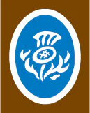 Tourist symbol for Scotland only: tourist attraction recognised by 'VisitScotland'