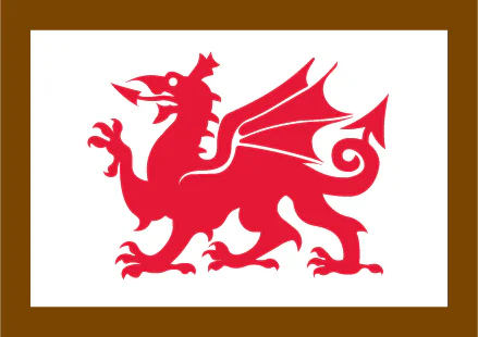 Tourist symbol for Wales only: Tourist attraction recognised by the Welsh tourist board